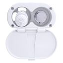 Aidack Transom Shower Hot/Cold Mixer, Arctic White Cup & Lid, Small Arctic White Sprayer, 10' White Rubber Hose, Chrome Aidack Handle image number 4