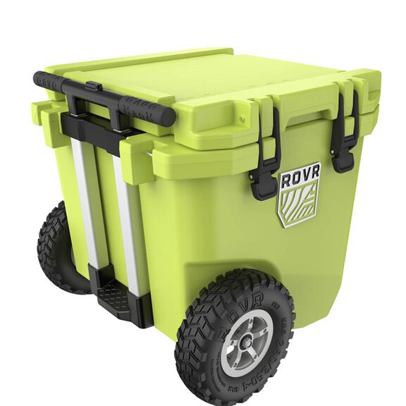 RollR 30 Quart Wheeled Hard Cooler with Telescopic Handle, Matcha image number 1