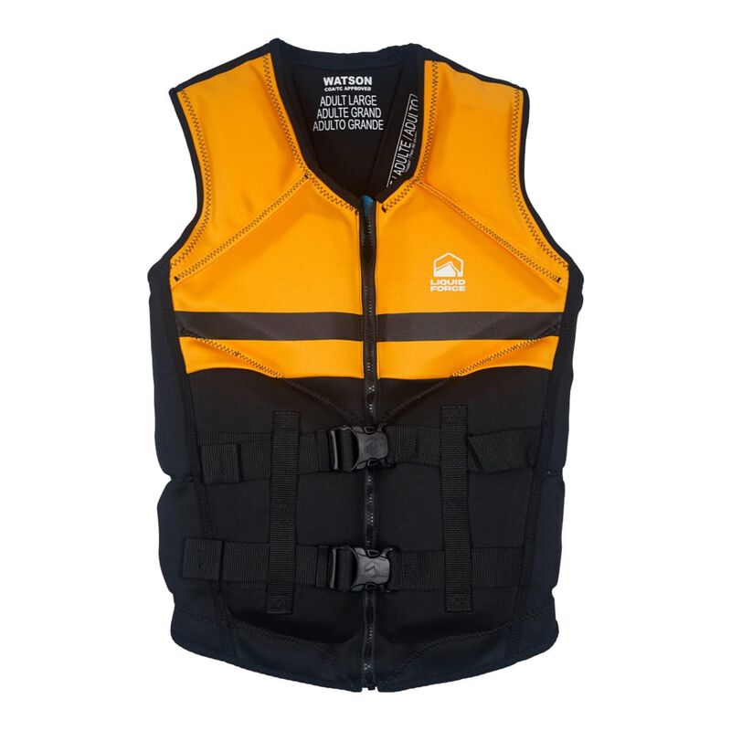 Liquid Force Watson CCGA Life Jacket, Small, Orange/Black | by West Marine