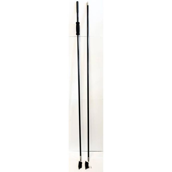 PANTHER King Pin 8' Shallow Water Anchor Pole, 2-Piece, Black