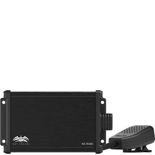 Wet Sounds WS-TB-MIC Talk-Back Microphone with Adjustable Gain for Marine and Powersports PA Systems