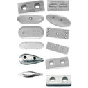 Aluminum Hull Anode - Slimline, 6 1/4"L x 2 3/4"W x 3/4" thickness (B) image number 0