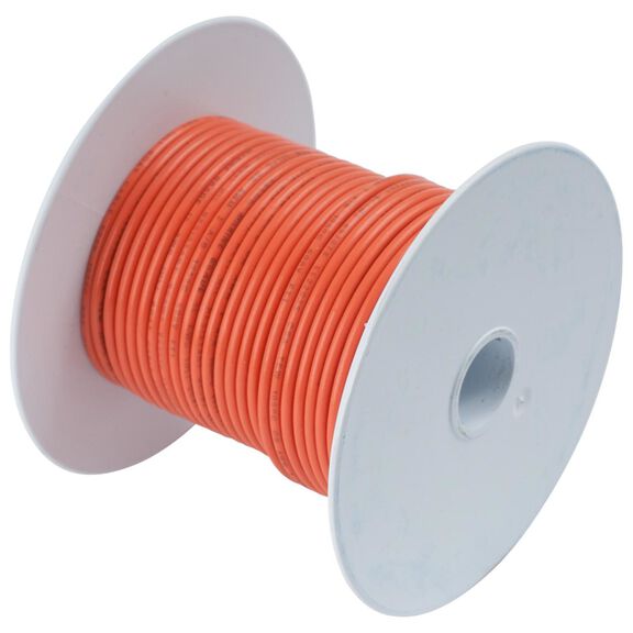 12 AWG Primary Wire, 100' Spool, Orange image number 0