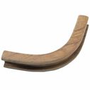 Teak Bulkhead Molding, 1/2" Track Inside Corner, 1 3/16" x 5/8" image number 1