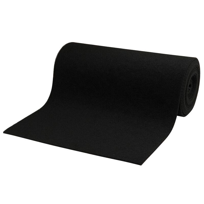 C E SMITH 18" W X 18' L Deluxe Marine Bunk Carpet Black West Marine