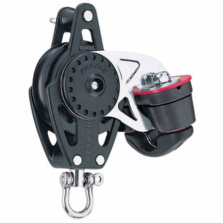 40mm Carbo Air&reg; Single Block with Becket and Cam Cleat