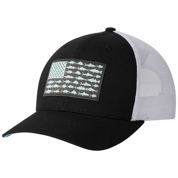 Men's PFG Mesh Snap Back&trade; Fish Flag Ball Cap image number 0