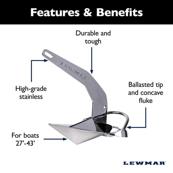 Epsilon Anchor Stainless Steel 22 lb image number 4