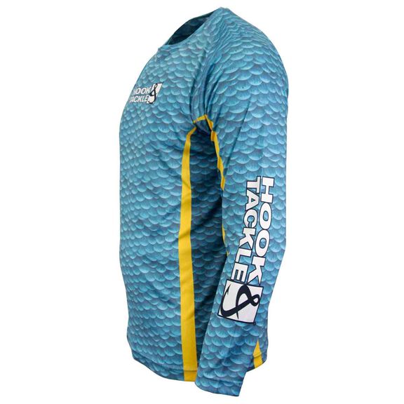 Men's Mahi Scales Hooded Shirt image number 1