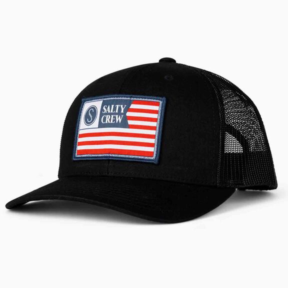 Freedom Flag Retro Trucker Hat image number 0