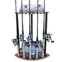 American Cherry 10 Rod Corner Rack image number 0