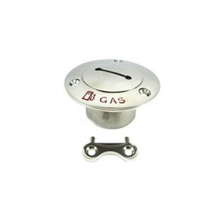 Stainless Steel Deck Fill with Key for Waste Pipe, 1 1/2"