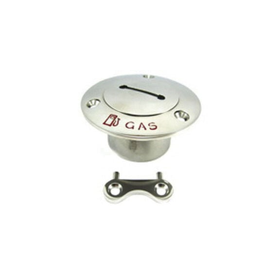 Stainless Steel Deck Fill with Key for Waste Pipe, 1 1/2" image number 0
