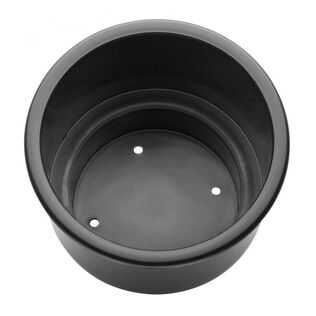 Large Flush Fitting Cup Holder, Black