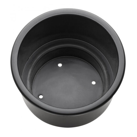 Large Flush Fitting Cup Holder, Black image number 0