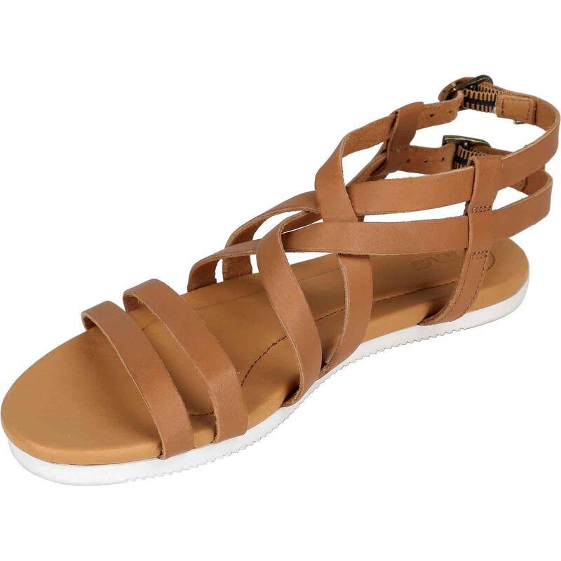 Women's Avalina Crossover Leather Sandals image number 0