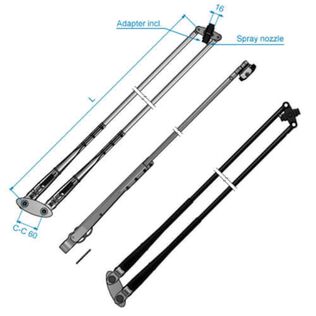 Roca W50 Wiper Arm - Heavy Duty Telescopic Adjustable
