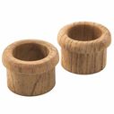 Teak Finger Pull, 1" Barrel Length image number 0