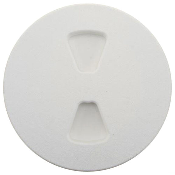 6" Sure-Seal&trade; Screw Out Deck Plate, Polar White image number 0