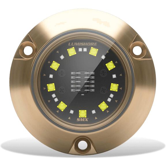 Lumishore Supra SMX53 LED Surface Mount Underwater Light, 6,100 Lumen, Blue/White image number 0