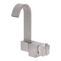 Artaine Folding Faucet, Hot/Cold Mixer, J-Spout, Brushed Nickel image number 3