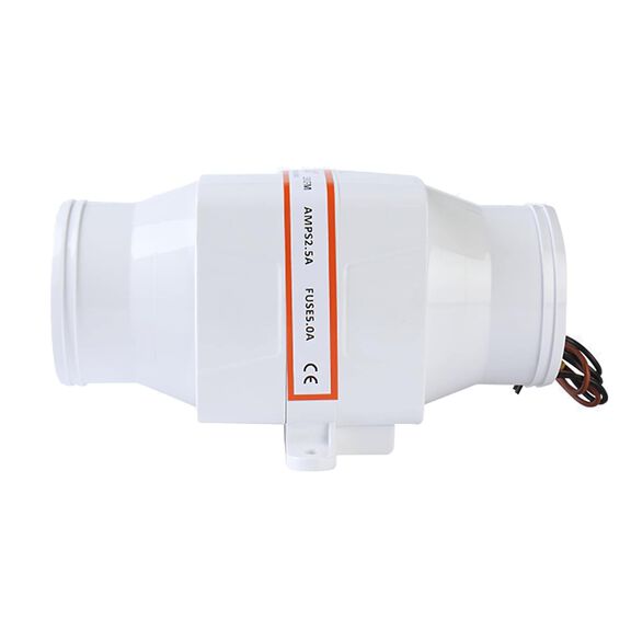 SEAFLO In-Line Blower, 12V 130 CFM Bilge Ventilation Fan image number 1