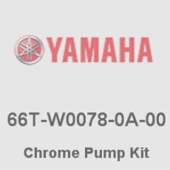 Yamaha 66T-W0078-0A-00 Chrome Water Pump Kit image number 0