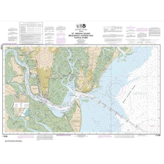 #11506 St. Simon's Sound Brunswick Harbor Turtle River image number 0