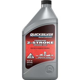 Quicksilver TC-W3 2 Stroke Conventional Marine Engine Oil, 1 Pint