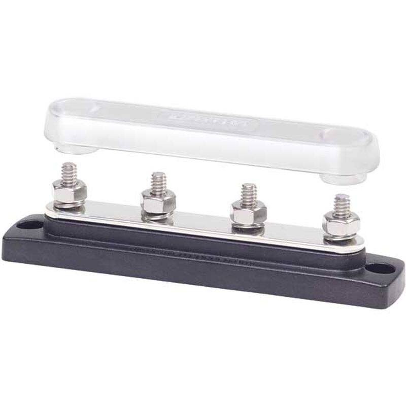 Common 150A BusBar, Four 1/4"-20 Studs with Cover image number 0