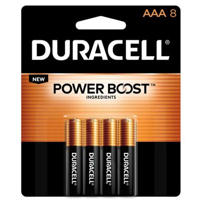 Coppertop AAA batteries with POWER BOOST Ingredients, 8 Pack