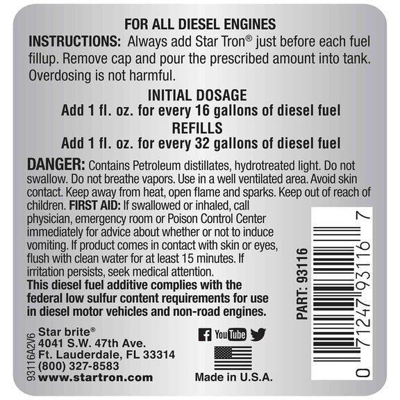 Star Tron&reg; Diesel Additive, 16 oz. image number 4