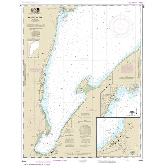 #14971 Keweenaw Bay L'Anse & Baraga Harbors image number 0
