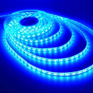 Imtra LED Tape Light, Blue, 12V DC, 16 Flexible LED Strips