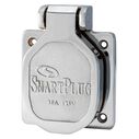 Combo Inlet & Connector, 30A 125V, Stainless Steel image number 1