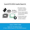 Quicksilver 8M6012808 Impeller Repair Kit - Suzuki DF70-DF90 image number 1