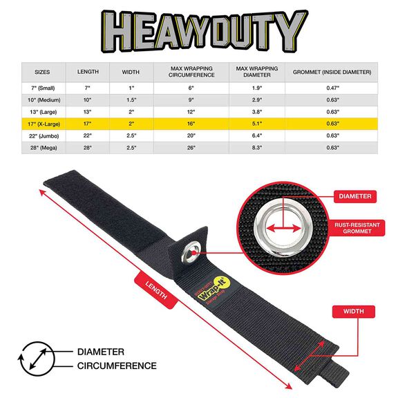 17" Heavy-Duty Storage Straps, 2-Pack image number 6