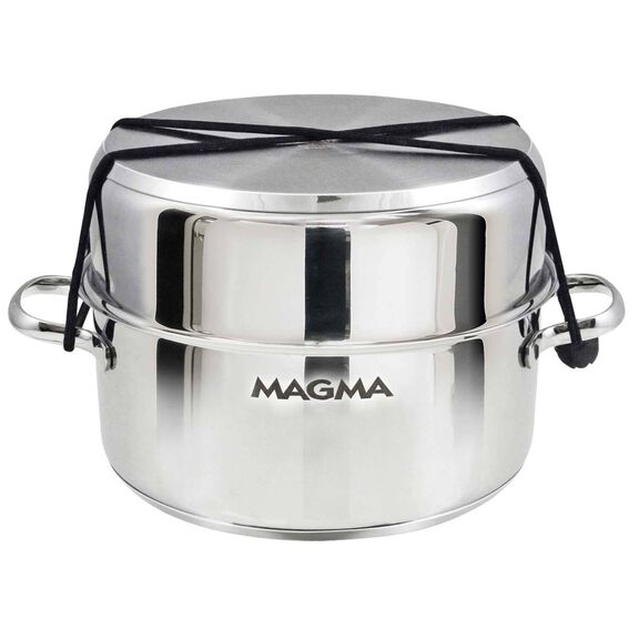 Professional Series Gourmet Nesting 7-Piece Stainless Steel Induction Cookware Set with Ceramica&reg; Non-Stick image number 2