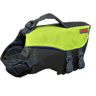 Aqua Pro Dog Life Vest, Green/Gray, XXS
