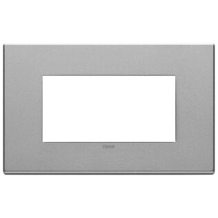 Vimar Eikon Total Look 22654.02 4-Module Cover Plate, Antique White