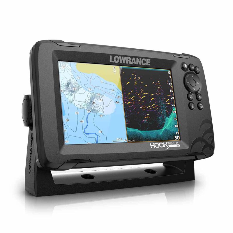LOWRANCE HOOK Reveal 7 Splitshot Fishfinder/Chartplotter Combo with