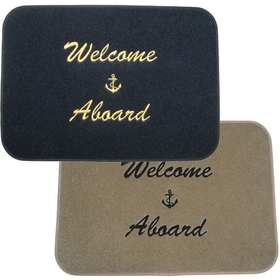 Tan Mat with Black Letters image number 0