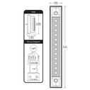 6" LED Utility Strip Light with Gasket, RGBW image number 8