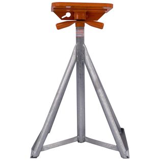 41" to 58" Flat Top Galvanized Powerboat Stand