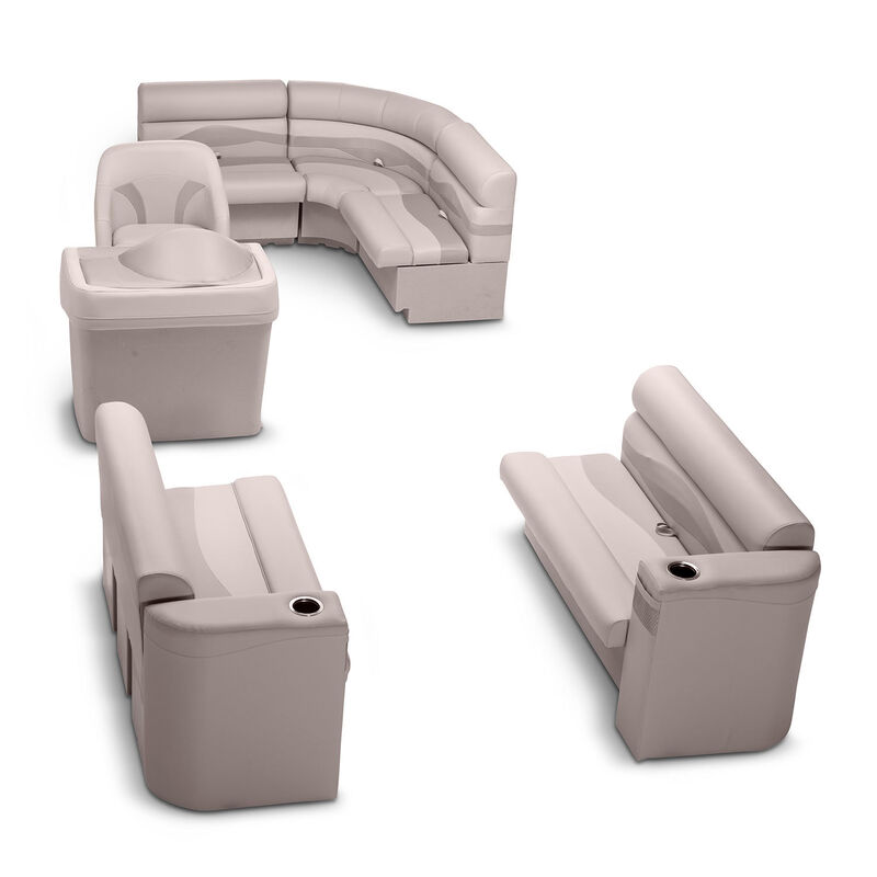 Rear Entry Pontoon Seating Kit, Dove Gray West Marine