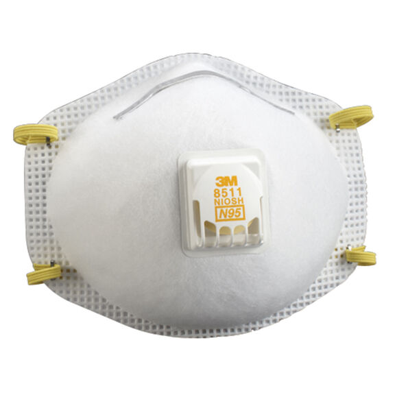 8511 Particulate Respirator with Valve, 10-Pack image number 0