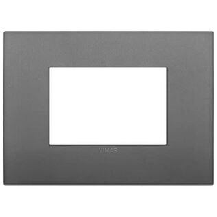 Vimar Arke 3-Module Classic Cover Plate, Technopolymer, White