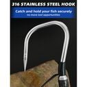 BLUEWING 12ft Carbon Fiber Gaff with 4in Stainless Steel Hook image number 4
