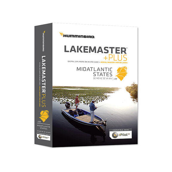 HCMAP2 Lakemaster Plus Mid-Atlantic Chart MicroSD Card, Version 2 image number 0