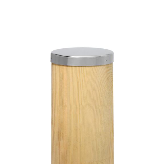 Pan 10 1/4" Diameter Marine Grade Stainless Steel Round Post Cap image number 0